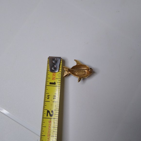 Vintage Small Blue Fish Brooch - Picture 12 of 12